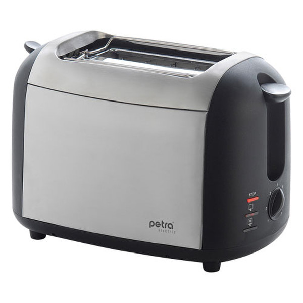 Petra TA 15 2slice(s) 950W Schwarz, Edelstahl Toaster