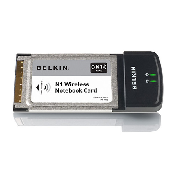 Belkin N1 Wireless Notebook Card 300Mbit/s networking card