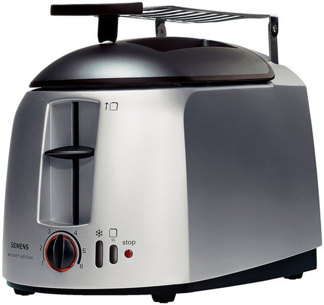Siemens TT46201 2slice(s) 950W Black,Silver toaster