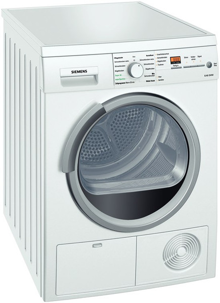 Siemens WT46E3WM Freistehend Frontlader 7kg B Weiß Wäschetrockner