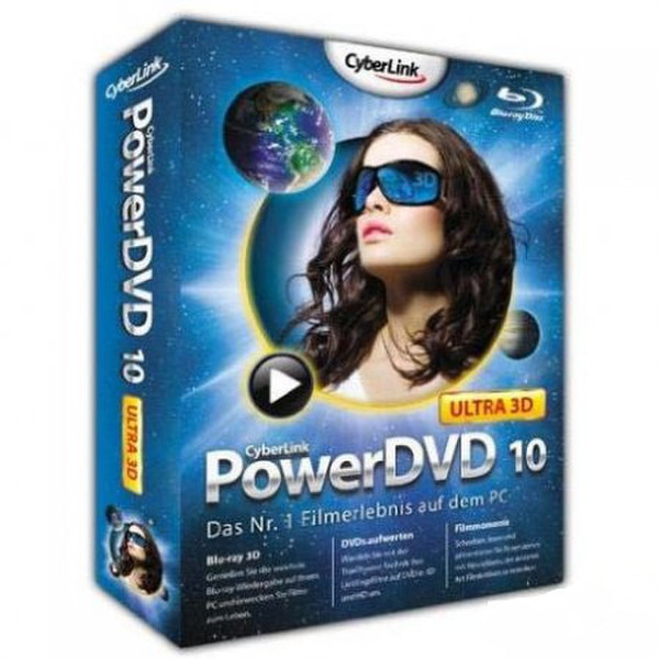 Cyberlink PowerDVD 10, 1u, OEM