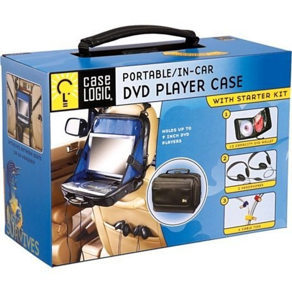 Case Logic Portable DVD Player Starter Kit Black