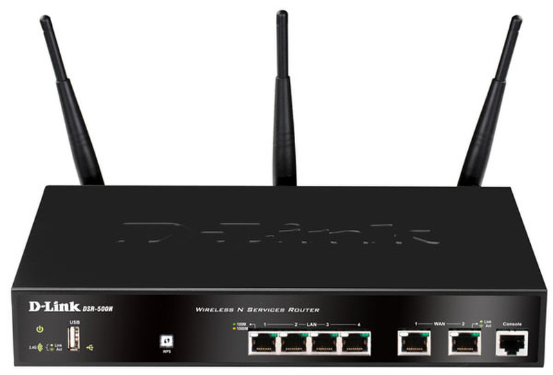 D-Link DSR-500N Gigabit Ethernet Black