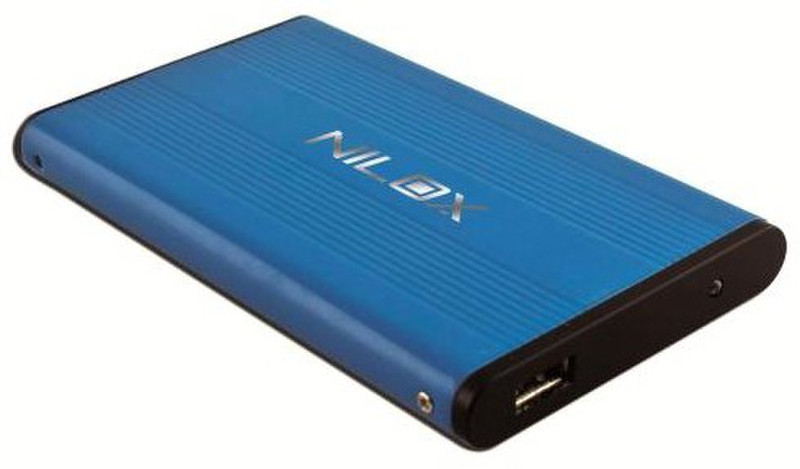 Nilox 06NX602504004 2.5" Blue storage enclosure