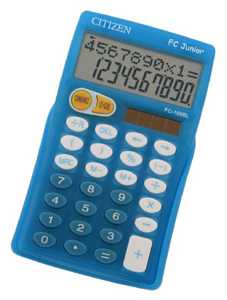 Citizen FC-100 Pocket Basic calculator Blue