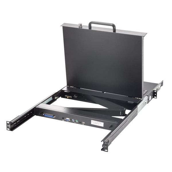 Value 19" LCD KVM Console, 48 cm (19") Widescreen TFT, VGA, USB + PS/2, Swiss