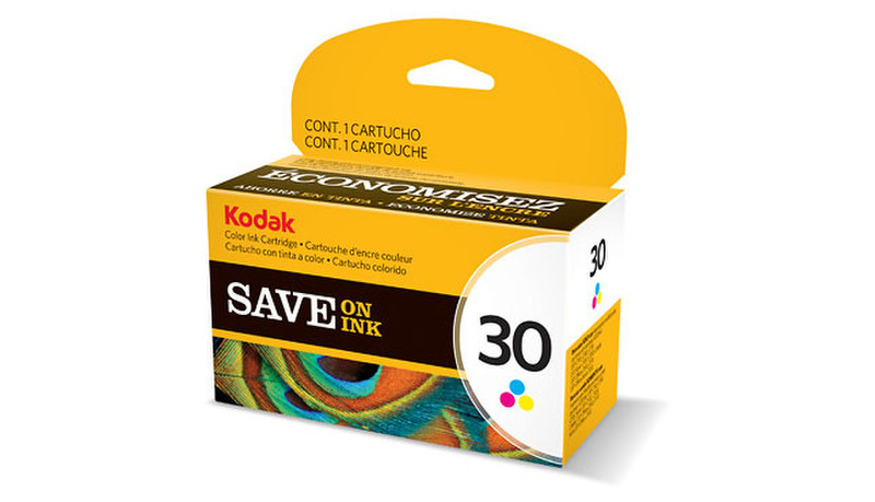 Kodak Color Ink Cartridge, 30 Бирюзовый, Маджента, Желтый струйный картридж