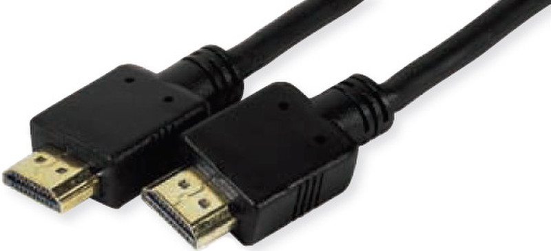 Gelcom 1.8m Cordon HDMI Cable 1.8m HDMI HDMI Schwarz