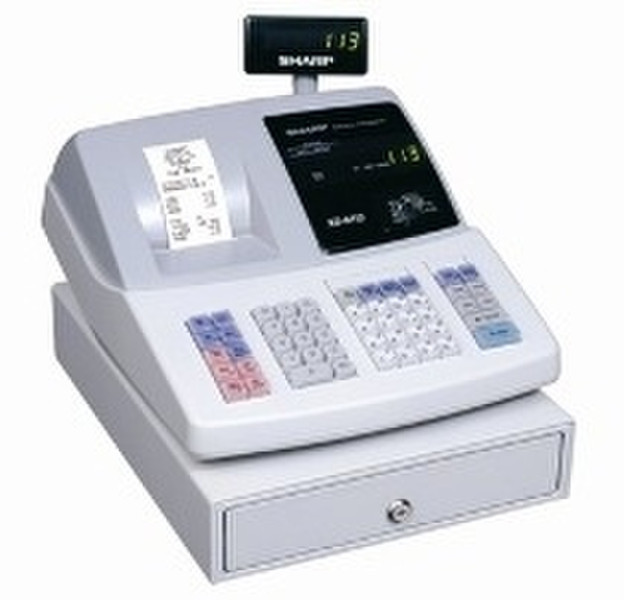 Sharp XE-A113 Electronic Cash Register cash/ticket box