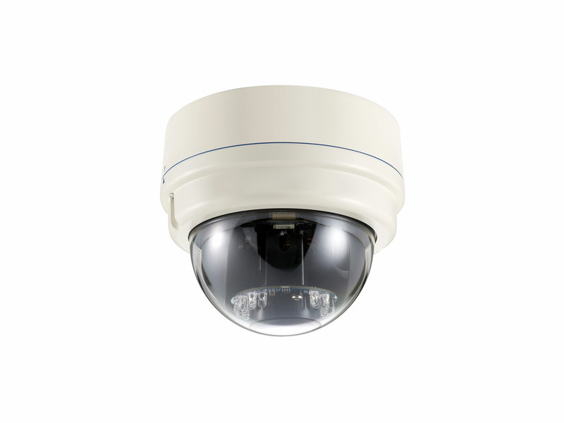 LevelOne Feste-Dome-Netzwerkkamera, 2 Megapixel, 802.3af PoE, Tag/Nacht, IR-LEDs