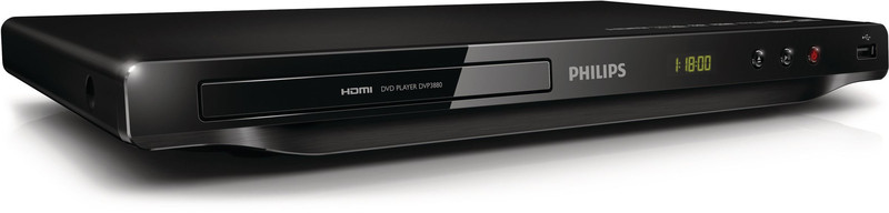 Philips DVP3880/12 Проигрыватель Черный DVD-плеер