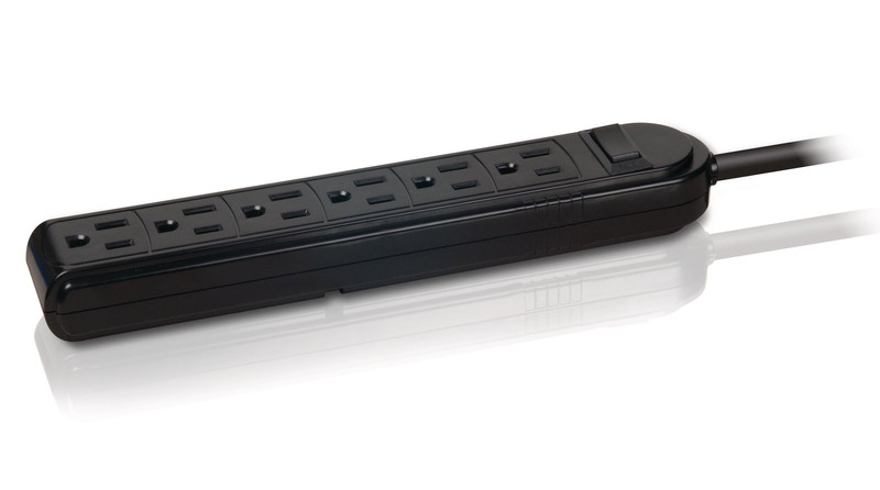 Philips SPS1060W/17 6AC outlet(s) Black surge protector