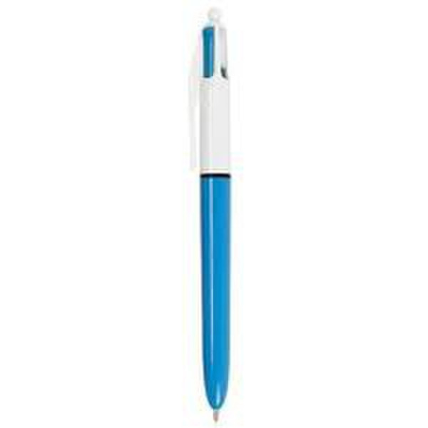 BIC 889969 Clip-on retractable ballpoint pen Schwarz, Blau, Grün, Rot 12Stück(e) Kugelschreiber