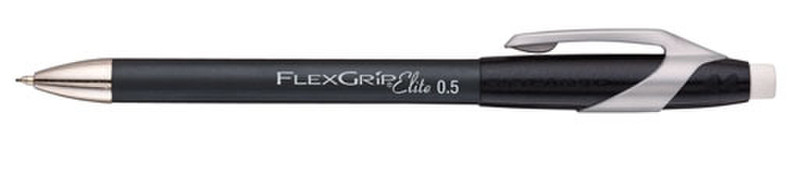 Papermate Flexgrip Elite Clip-on retractable ballpoint pen Bold Синий, Маджента, Оранжевый, Фиолетовый 4шт