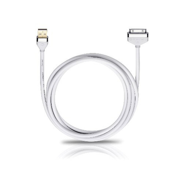 OEHLBACH 60048 0.2m USB A 30-p White mobile phone cable