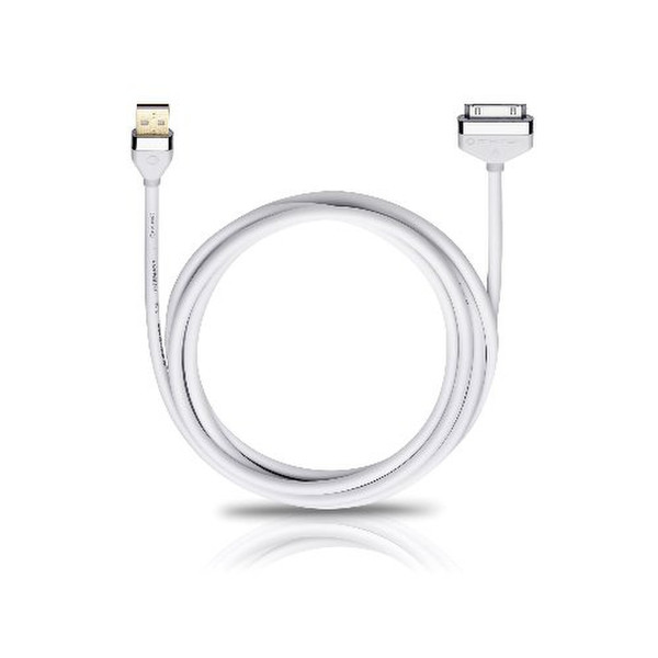 OEHLBACH 60048 0.2m USB A 30-p Weiß Handykabel