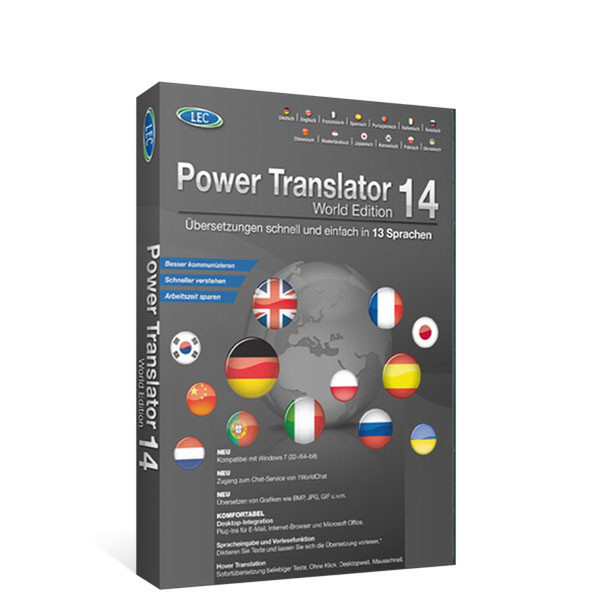 Avanquest Power Translator 14 World Edition, 2-5u, UPG