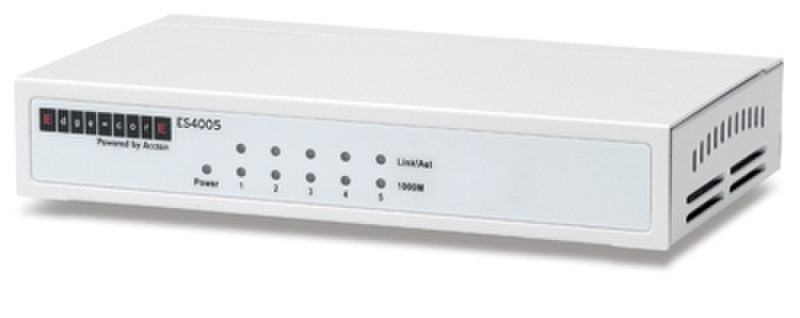 Edge-Core ES4005V ungemanaged Weiß Netzwerk-Switch