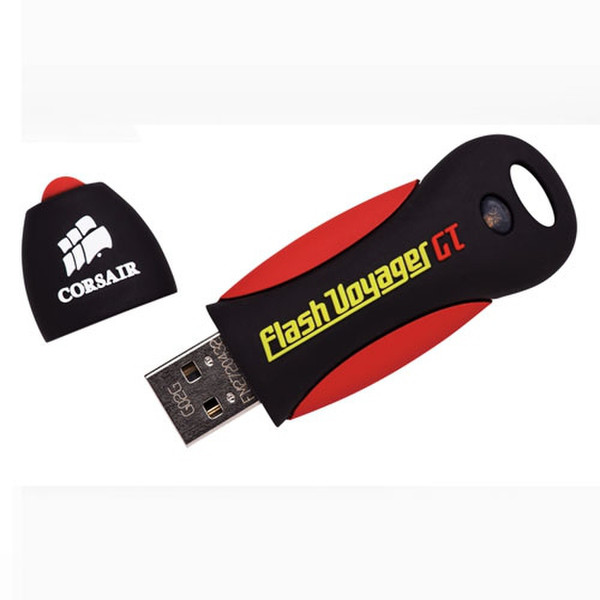 Corsair Flash Voyager 8ГБ USB 2.0 Type-A Черный, Красный USB флеш накопитель