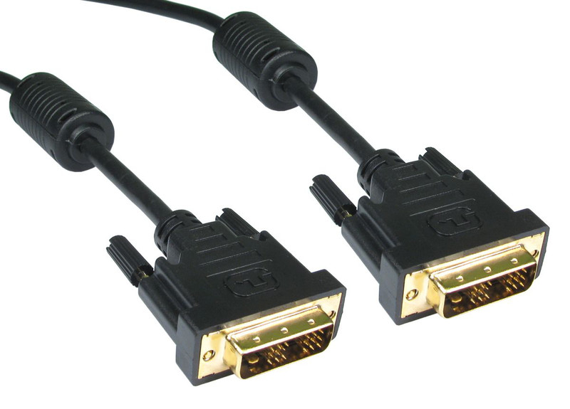 Cables Direct CDL-DV06-10M 10m DVI-D DVI-D Schwarz DVI-Kabel