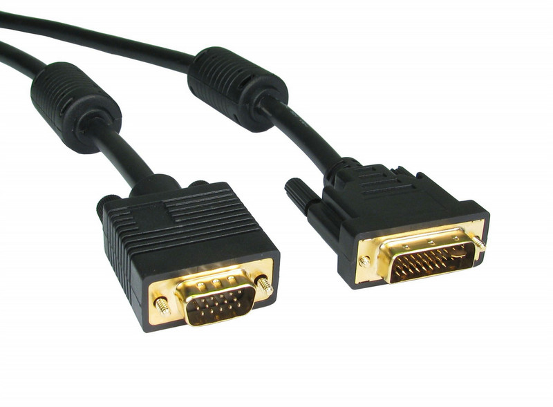 Cables Direct CDL-DV104 2m DVI-I DVI-I Black DVI cable