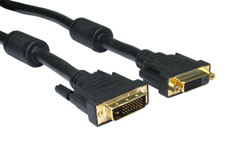 Cables Direct CDL-DVF02 2m DVI-D DVI-D Schwarz DVI-Kabel