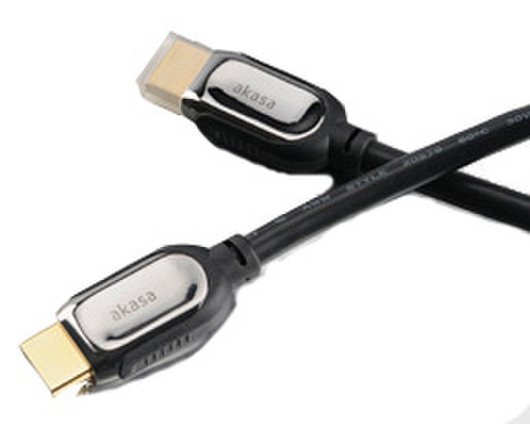Akasa AK-CBHD01-20 2м HDMI HDMI Черный HDMI кабель