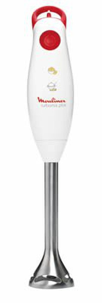 Moulinex Turbomix Plus Metal Immersion blender Red,White 0.8L 350W