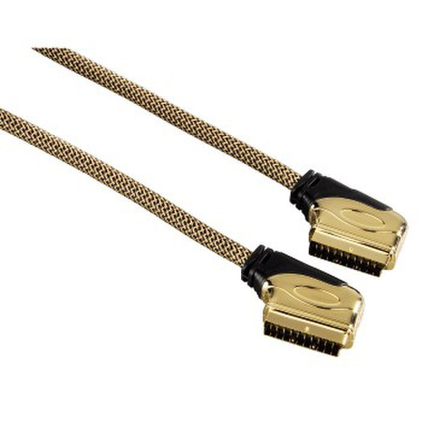 Thomson 00132057 1.5м SCART (21-pin) SCART (21-pin) Золотой SCART кабель