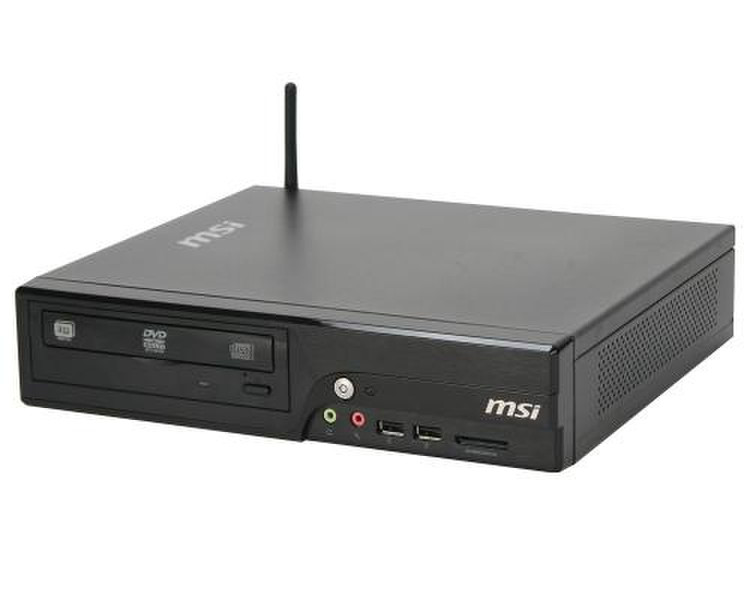 MSI WindBox DE500-5125W7H Intel NM10 D510 Desktop Schwarz