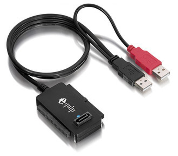 Equip USB 2.0 - SATA / IDE Converter USB A Черный кабель USB