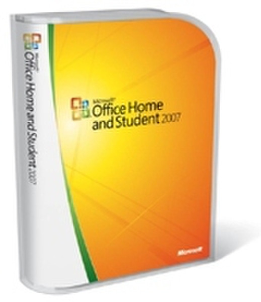 Microsoft Office Home and Student 2007, DE + 1GB DEU