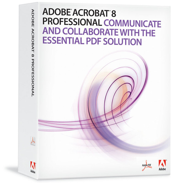 Adobe Acrobat Professional - ( v. 8.0 ) - complete package - 1 user - CD - Win - Italian