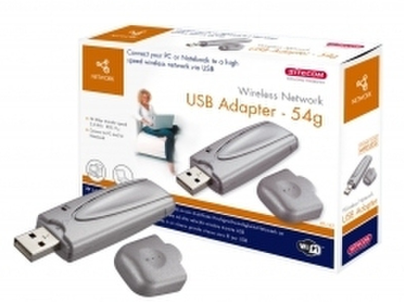 Sitecom Wireless Network USB Adapter 54g 54Mbit/s Netzwerkkarte