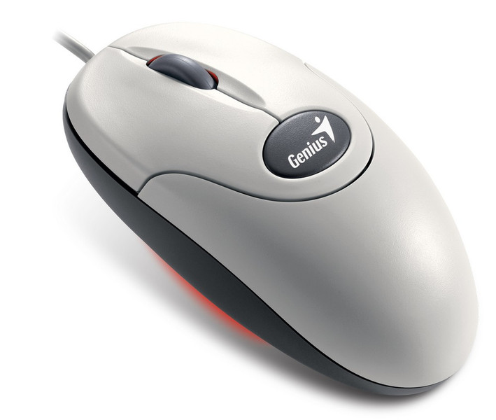 Genius NetScroll 110 USB Оптический 800dpi Для обеих рук Белый компьютерная мышь