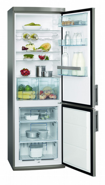AEG S53600CSS0 freestanding 245L 92L A++ Silver,Stainless steel