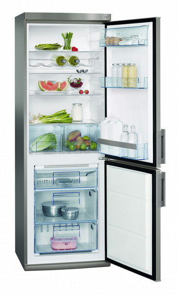 AEG S73200CNS0 freestanding 223L 78L A+ Silver,Stainless steel