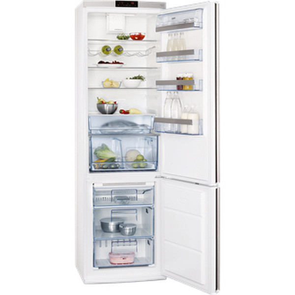 AEG S83800CTW0 freestanding 285L 76L A++ White fridge-freezer