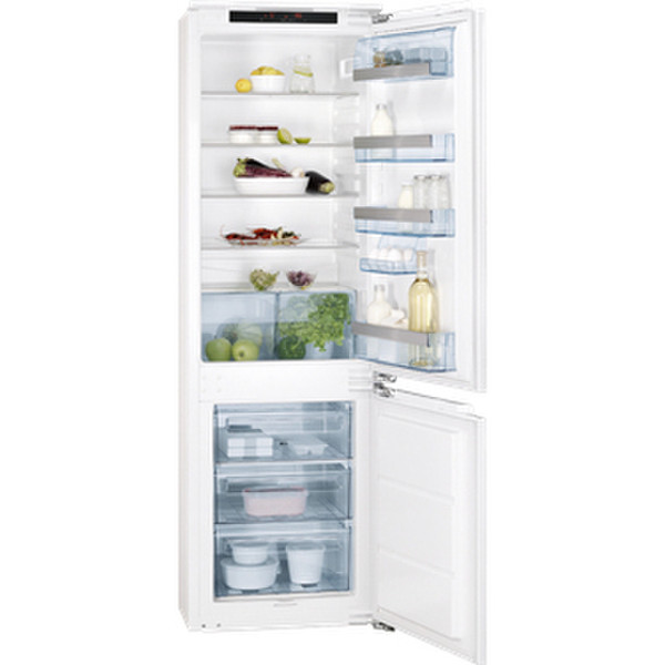AEG SCS71800F0 Встроенный 205л 70л A+ Белый холодильник с морозильной камерой