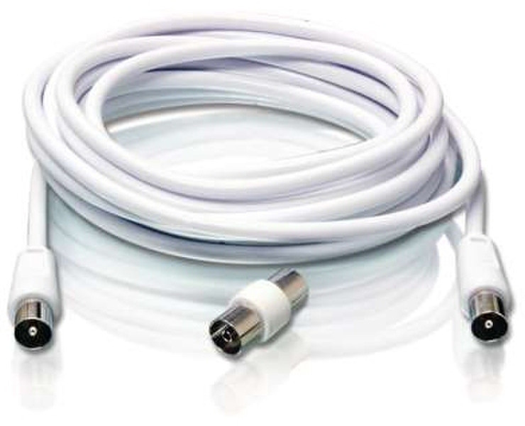 Philips SWV2205H/10 4m PAL PAL White coaxial cable