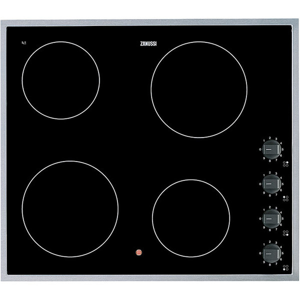 Zanussi ZVM64X Встроенный Ceramic hob Черный плита