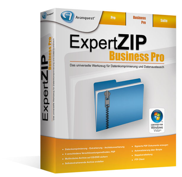 Avanquest ExpertZIP Business Pro, 1-9u, DE