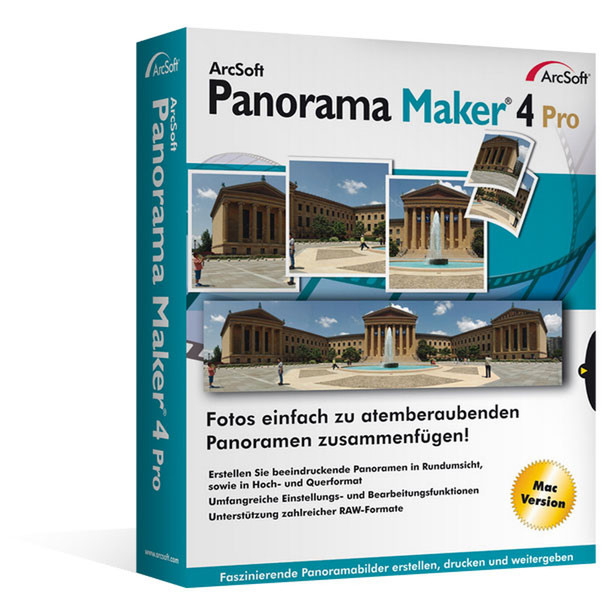 Avanquest Panorama Maker 4 Pro, Mac, DE
