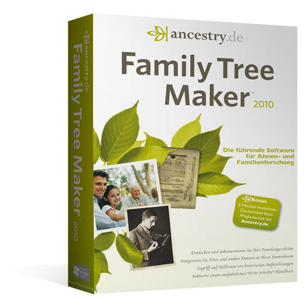 Avanquest Family Tree Maker 2010, DE