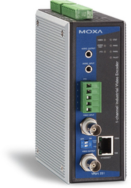 Moxa VPort 351-T 4CIFпикселей 30кадр/с видеосервер / кодировщик