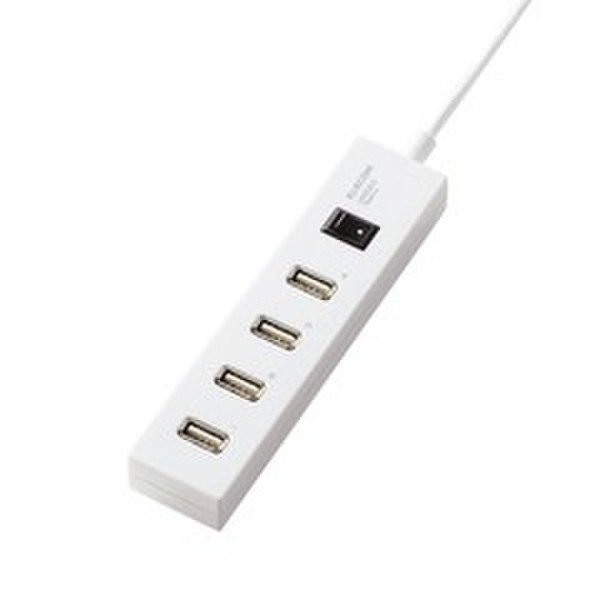 Elecom A USB HUB 4-Port 480Mbit/s White