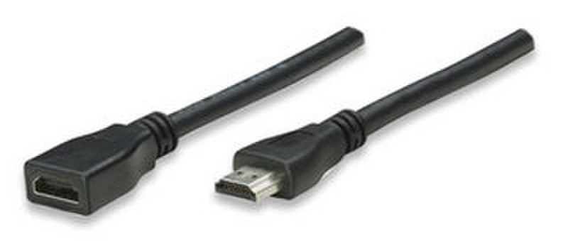 Manhattan 322935 5м HDMI HDMI Черный HDMI кабель