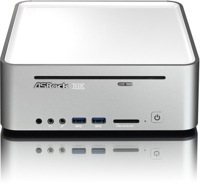 Asrock Vision 3D 137B 2.4GHz i3-370M Kleiner Desktop Weiß