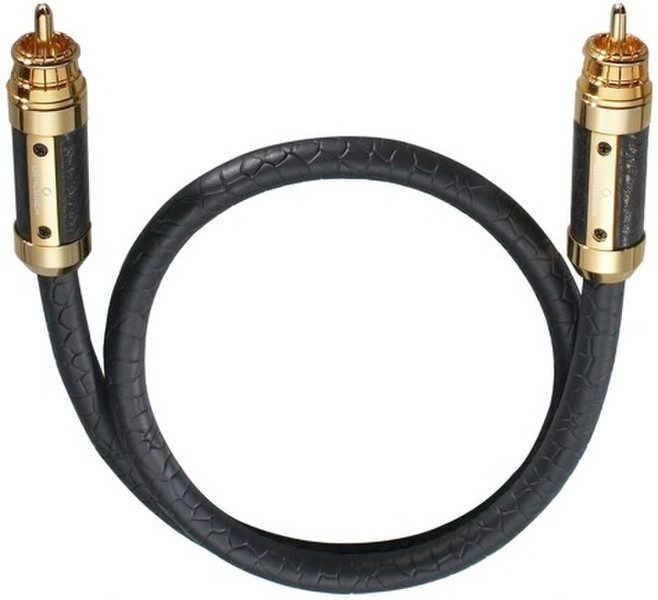 OEHLBACH 13825 0.5m RCA RCA Schwarz Audio-Kabel