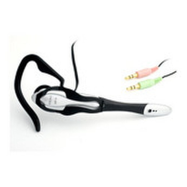 TEAC HP-9 Mono Clip Earphone Headset Monaural Wired Black mobile headset